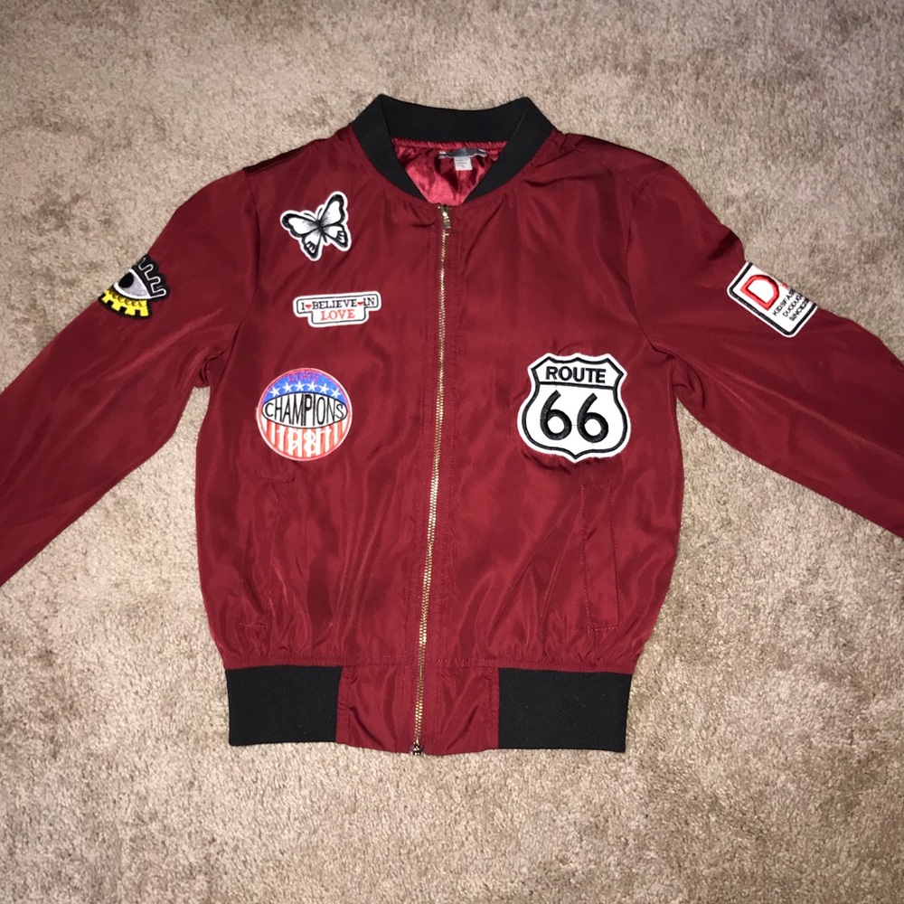 red jacket